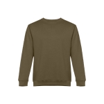 Unisex Sweatshirt aus Polyester und Baumwolle, 300 g/m2, THC Delta farbe militärgrün zweite Ansicht