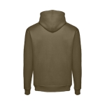 Unisex Sweatshirts mit Kapuze bedrucken, 320 g/m2, THC Phoenix farbe militärgrün dritte Ansicht