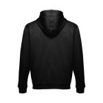 Sweatshirt mit Kängurutasche u.a. aus Baumwolle, 320 g/m2, THC Moskau farbe weiß/schwarz