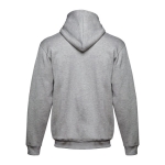 Sweatshirt mit Kängurutasche u.a. aus Baumwolle, 320 g/m2, THC Moskau farbe grau mamoriert