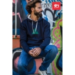 Sweatshirt mit Kängurutasche u.a. aus Baumwolle, 320 g/m2, THC Moskau farbe marineblau Stimmungsbild