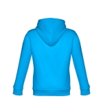 Kinder-Sweatshirt aus Baumwolle und Polyester, 320 g/m2, THC Phoenix Kids farbe cyan-blau vierte Ansicht