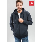 Sweatshirts für Siebdruck u.a. aus Baumwolle, 320 g/m2, THC Amsterdam farbe marineblau