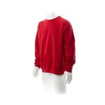 Günstiges Sweatshirt aus Baumwolle und Polyester, 280 g/m2, Keya farbe rot dritte Ansicht