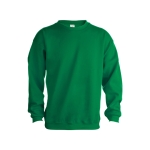 Günstiges Sweatshirt aus Baumwolle und Polyester, 280 g/m2, Keya farbe grün erste Ansicht