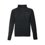 Unisex-Fleecejacke aus Polyester für Mitarbeiter, 260 g/m2, THC Vienna farbe schwarz zweite Ansicht