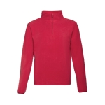 Unisex-Fleecejacke aus Polyester für Mitarbeiter, 260 g/m2, THC Vienna farbe rot zweite Ansicht