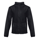 Fleecejacke besticken aus Polyester, 260 g/m2, THC Helsinki farbe schwarz