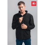 Fleecejacke besticken aus Polyester, 260 g/m2, THC Helsinki farbe schwarz