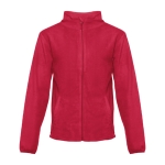 Fleecejacke besticken aus Polyester, 260 g/m2, THC Helsinki farbe rot zweite Ansicht