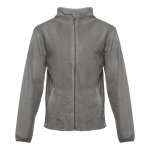 Fleecejacke besticken aus Polyester, 260 g/m2, THC Helsinki farbe grau