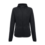 Taillierte Damen-Fleecejacke aus Polyester, 260 g/m2, THC Helsinki farbe schwarz zweite Ansicht