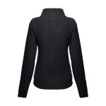 Taillierte Damen-Fleecejacke aus Polyester, 260 g/m2, THC Helsinki farbe schwarz dritte Ansicht