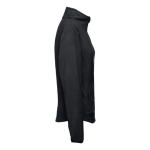 Taillierte Damen-Fleecejacke aus Polyester, 260 g/m2, THC Helsinki farbe schwarz vierte Ansicht