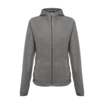 Taillierte Damen-Fleecejacke aus Polyester, 260 g/m2, THC Helsinki farbe grau zweite Ansicht