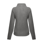 Taillierte Damen-Fleecejacke aus Polyester, 260 g/m2, THC Helsinki farbe grau dritte Ansicht