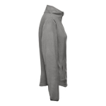 Taillierte Damen-Fleecejacke aus Polyester, 260 g/m2, THC Helsinki farbe grau vierte Ansicht