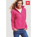 Taillierte Damen-Fleecejacke aus Polyester, 260 g/m2, THC Helsinki farbe rosa