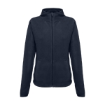 Taillierte Damen-Fleecejacke aus Polyester, 260 g/m2, THC Helsinki farbe marineblau zweite Ansicht