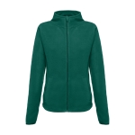 Taillierte Damen-Fleecejacke aus Polyester, 260 g/m2, THC Helsinki farbe dunkelgrün zweite Ansicht