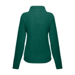 Taillierte Damen-Fleecejacke aus Polyester, 260 g/m2, THC Helsinki farbe dunkelgrün dritte Ansicht