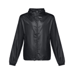 Unisex Basic-Windbreakerjacke aus Polyester, 65 g/m2, THC Dublin farbe schwarz zweite Ansicht