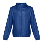 Unisex Basic-Windbreakerjacke aus Polyester, 65 g/m2, THC Dublin farbe blau