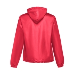 Unisex Basic-Windbreakerjacke aus Polyester, 65 g/m2, THC Dublin farbe rot dritte Ansicht