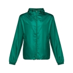 Unisex Basic-Windbreakerjacke aus Polyester, 65 g/m2, THC Dublin farbe dunkelgrün zweite Ansicht