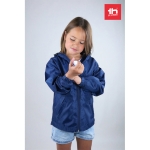 Winddichte Kinderjacken aus Polyester, 65 g/m2, THC Dublin Kids farbe blau Stimmungsbild