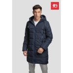 Gepolsteter Unisex-Parka aus Polyester für Mitarbeiter, THC Brussels farbe marineblau