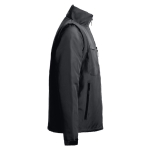 Arbeitsjacke, umwandelbar in Weste aus Polyester, 170 g/m2, THC Astana farbe schwarz vierte Ansicht