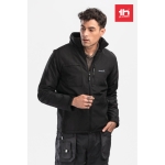 Arbeitsjacke, umwandelbar in Weste aus Polyester, 170 g/m2, THC Astana farbe schwarz Stimmungsbild