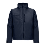 Arbeitsjacke, umwandelbar in Weste aus Polyester, 170 g/m2, THC Astana farbe marineblau