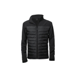 Wasserdichte Softshell-Jacken bedrucken aus Polyester, MKT Cornal farbe schwarz erste Ansicht