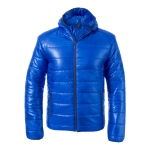 Wasserdichte Windjacke mit Logo aus Polyester, MKT Luzat farbe blau