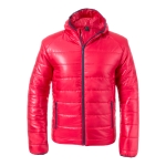 Wasserdichte Windjacke mit Logo aus Polyester, MKT Luzat farbe rot