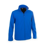 Wasserdichte und atmungsaktive Softshelljacke, 300 g/m2, MKT Baidok farbe blau erste Ansicht