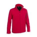 Wasserdichte und atmungsaktive Softshelljacke, 300 g/m2, MKT Baidok farbe rot erste Ansicht