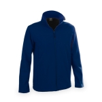 Wasserdichte und atmungsaktive Softshelljacke, 300 g/m2, MKT Baidok farbe marineblau erste Ansicht