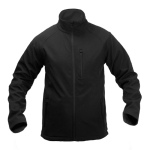 Softshelljacke mit Elastan als Werbegeschenk, 300 g/m2, MKT Molter farbe schwarz erste Ansicht