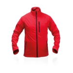 Softshelljacke mit Elastan als Werbegeschenk, 300 g/m2, MKT Molter farbe rot erste Ansicht