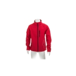 Softshelljacke mit Elastan als Werbegeschenk, 300 g/m2, MKT Molter farbe rot dritte Ansicht