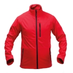 Softshelljacke mit Elastan als Werbegeschenk, 300 g/m2, MKT Molter farbe rot erste Ansicht