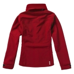 Damen-Softshelljacke mit Kapuze aus Polyester, 300 g/m2, Elevate Life farbe rot