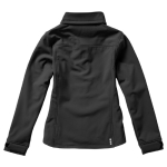 Damen-Softshelljacke mit Kapuze aus Polyester, 300 g/m2, Elevate Life farbe dunkelgrau