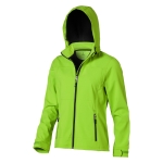 Damen-Softshelljacke mit Kapuze aus Polyester, 300 g/m2, Elevate Life