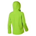 Damen-Softshelljacke mit Kapuze aus Polyester, 300 g/m2, Elevate Life Rückansicht