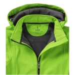 Damen-Softshelljacke mit Kapuze aus Polyester, 300 g/m2, Elevate Life Detailansicht 3