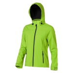 Damen-Softshelljacke mit Kapuze aus Polyester, 300 g/m2, Elevate Life vierte Ansicht